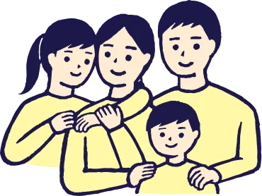 家族のイラスト